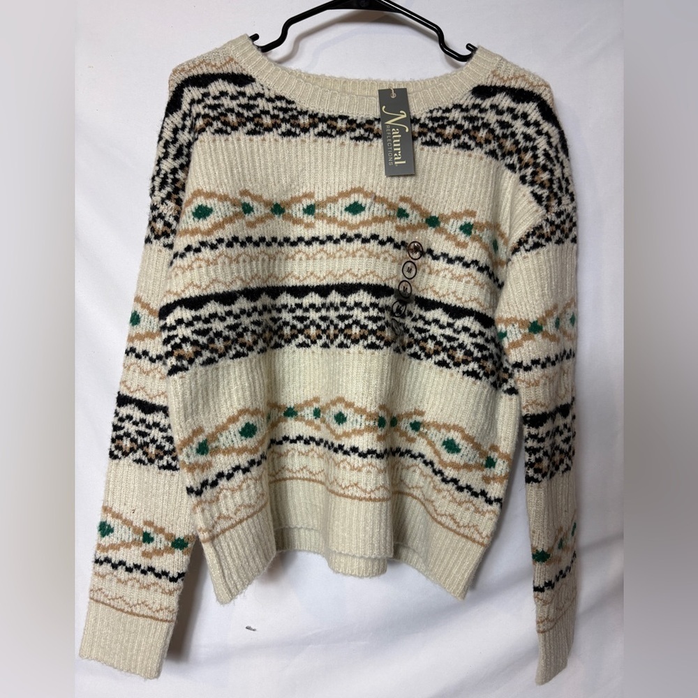 Natural Reflections Oversized Soft Sweater